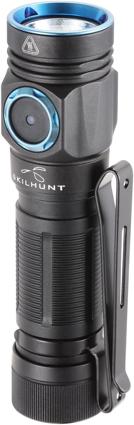 SKILHUNT M150 V3 Pocket AA led Police 750 Lumen outdoor home use Keychain EDC Magnetic USB Rechargeable Light Flashlight(M150 V3 High CRI)