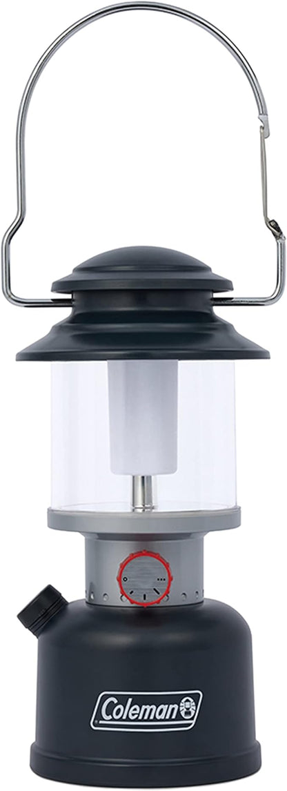 Coleman Classic Recharge 800 Lumens LED Lantern, Durable Water-Resistant Lantern with Built-in Rechargeable Batteries, Ideal for Camping and Emergencies