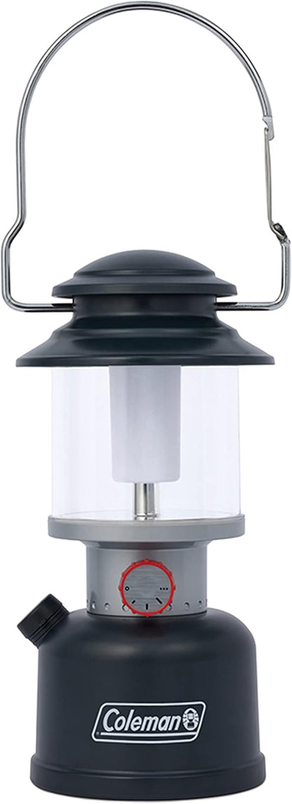 Coleman Classic Recharge 800 Lumens LED Lantern, Durable Water-Resistant Lantern with Built-in Rechargeable Batteries, Ideal for Camping and Emergencies