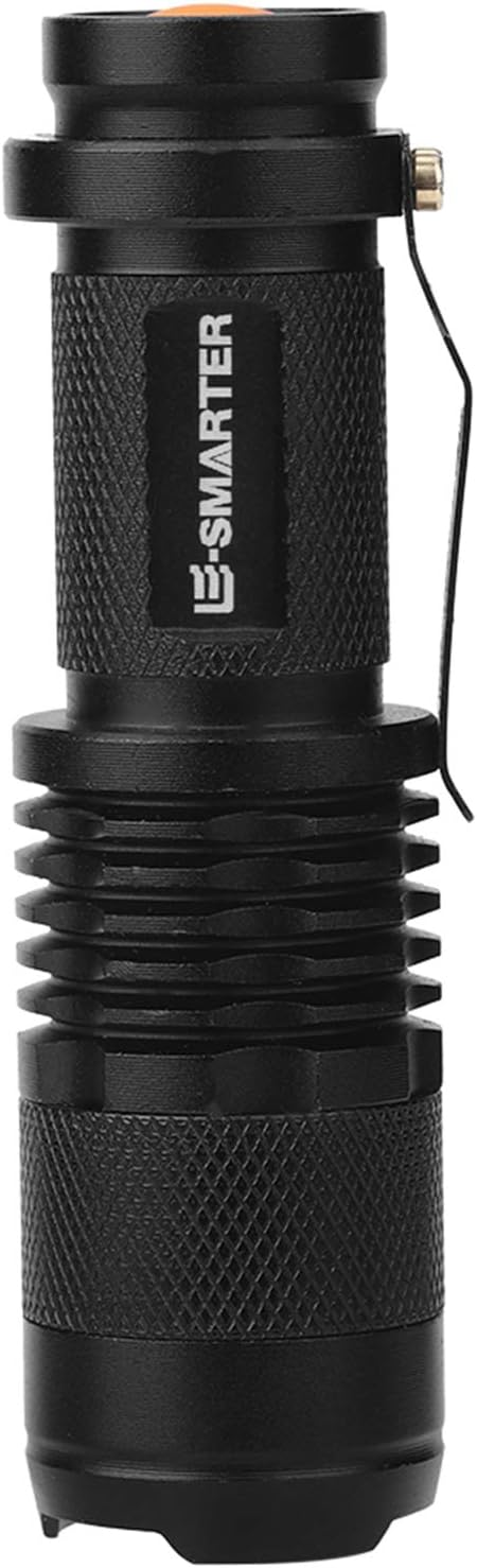 LED Torch Battery Powered, UV Ultra Flashlight Blacklight Light Inspection Lamp Torch 395/365 nM, for Power Cut, Camping, Dog Walking(365nm)