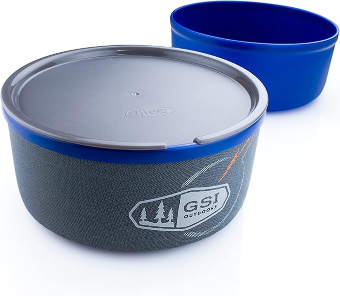 GSI Outdoors Ultralight Nesting Bowl and Mug for Camping, Travel, Backpacking, Picnics & BBQ’s