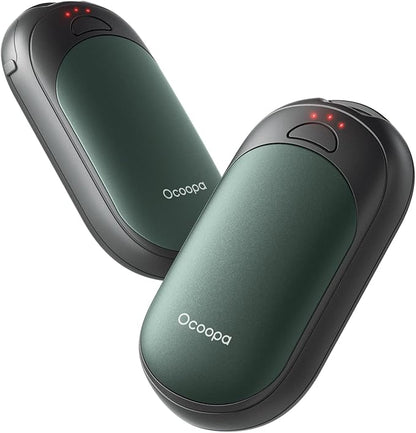 OCOOPA 2in1 Magnetic Rechargeable Hand Warmers, Electric Pocket-Sized Handwarmers, Light Sleek Stylish, UL Certified, 3 Heat Settings, Electronic Gifts for Men, Women Purse Must Haves, UT3 Lite