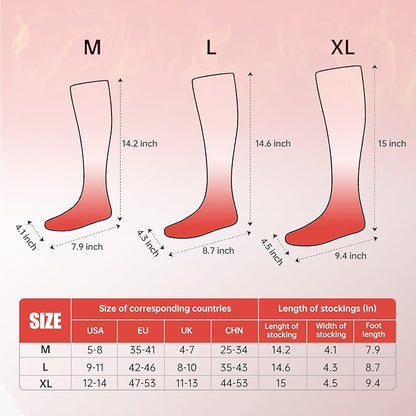 Heated Socks, Rechargeable 10000mah Battery Heated Socks for Men Women, Upgraded Washable Electric Thermal Warming Socks, App Control Winter Feet Warmer for Camping Hiking Skiing Outdoors