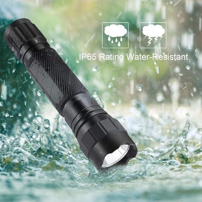 Feyachi FL21 Tactical Flashlight 1200 Lumen LED Flash Light Rechargeable Flashlight for Hunting Fishing Camping