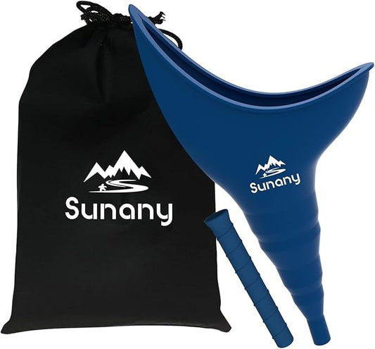 Female Urination Device, Reusable Female Urinal Silicone Women Pee Funnel Allows Women to Pee Standing Up, Portable Womens Urinal is The Perfect Companion for Camping,Outdoor,Travel
