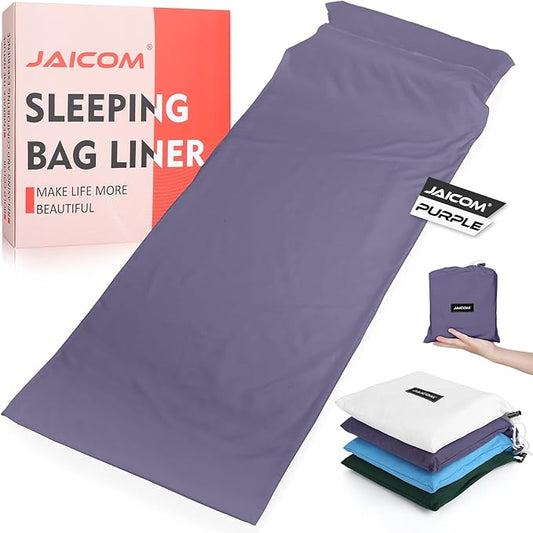 Sleeping Bag Liner Ultralight - Travel Sheets for Hotel, Portable & Comfortable & Quick-Drying Adult Sleep Sack for Camping, Business Trips, Traveling, Hostel