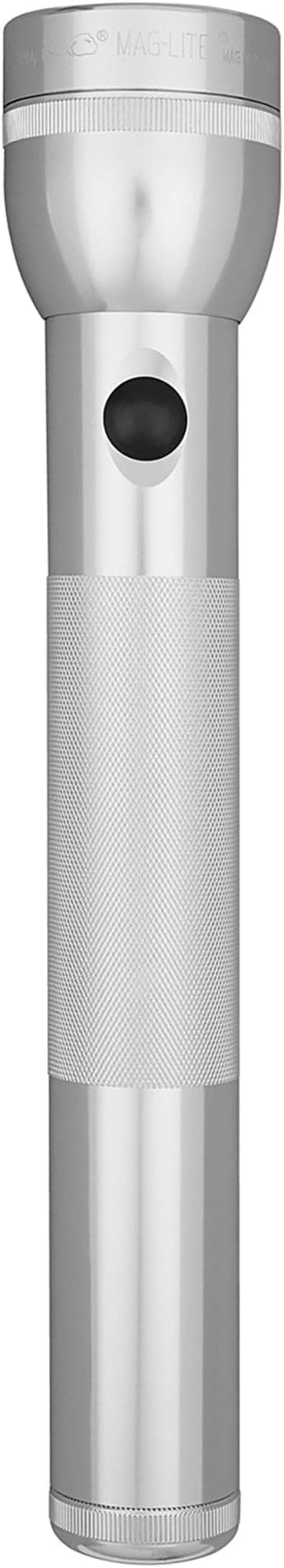 Maglite Heavy-Duty Incandescent 3-Cell D Flashlight in Display Box, Silver
