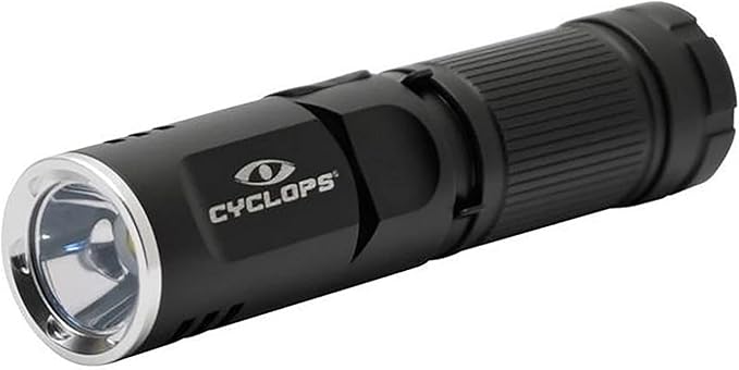 Cyclops 400 Lumens Pocket Rechargeable Flex Flashlight with Swivel Head for Camping, Hiking, Emergency