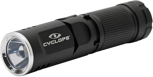 Cyclops 400 Lumens Pocket Rechargeable Flex Flashlight with Swivel Head for Camping, Hiking, Emergency