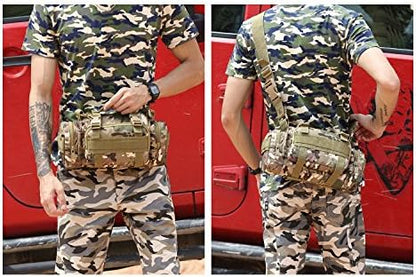 FAMI Deployment Bag Tactical Waist Pack Small Sling Pack Hand Carry Bag Handlebar Bag
