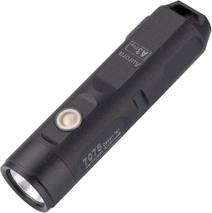 RovyVon Aurora A3 Pro 6500K EDC Flashlight, Max 700 Lumen Super Bright EDC Gear, 5 Mode, Micro USB Rechargeable with Pocket Clip(Black)