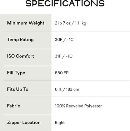 NEMO Equipment Disco Men's & Women's Endless Promise Down Sleeping Bag