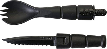 Kabar - Field KIT Spork/Knife - 3 Pac with 1 OD Green - 1 Black - and 1 Dark Brown