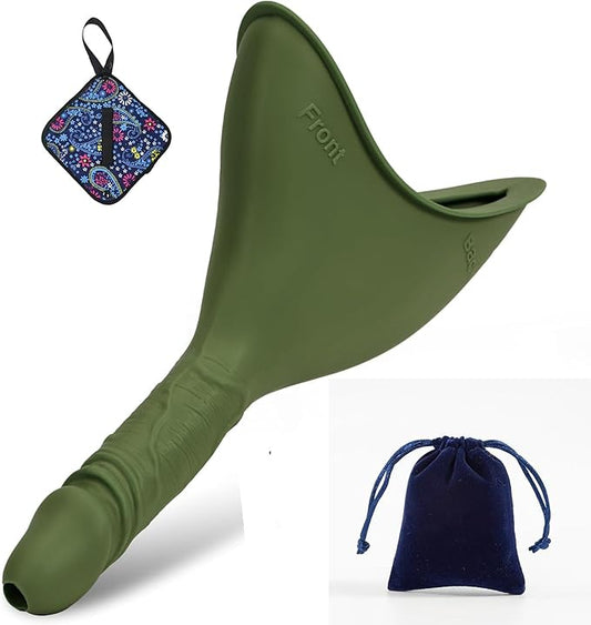 Female Urinal Pee Cloth Set, Portable Female Urination Device, Pee Funnel for Female