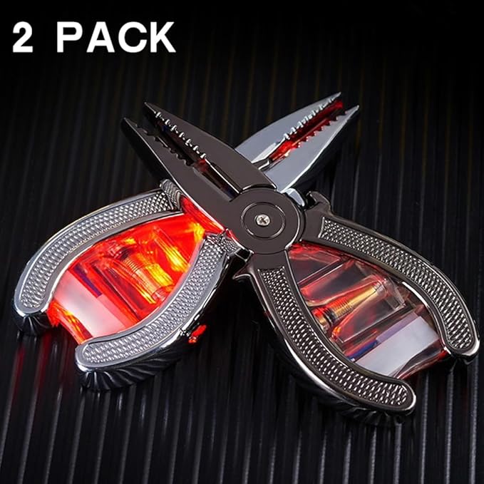 2PACK Black Windproof Flame Adjustable Lighter,Cool,Jet Torch Flame Lighters,Butane Refillable Torch,BBQ Candles Camping (No Butane Fuel)