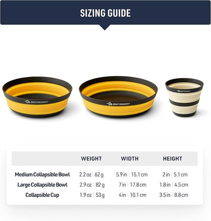 Sea to Summit Frontier Ultralight Collapsible Dinnerware Set