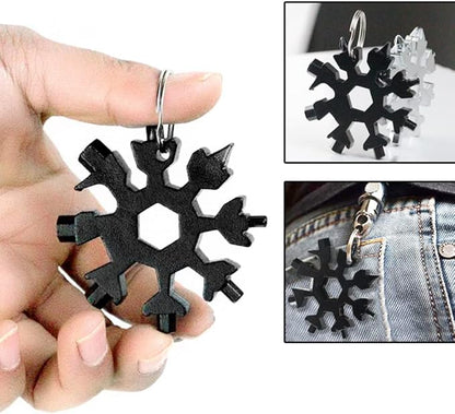 Survival Multi-tool Card and Snowflake Tool Camping Tool EDC Kit Hunting Fishing Hiking Gear