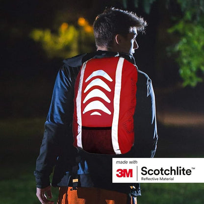 Salzmann Reflective Backpack Cover | High Visibility, Waterproof & Weatherproof | Ideal for Cycling, Running & Hiking