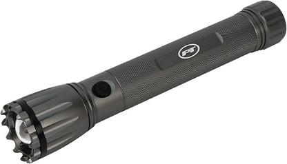 Performance Tool W2405 11-1/2-Inch FirePoint LED 2369 Lumen DuoFocus Silver Flashlight With Tactical Design