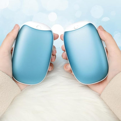 2 Pack Hand Warmers Rechargeable, 8000mAh Electric Portable Pocket Hand Warmer/Power Bank, Great for Outdoor Sports, Hunting, Golf, Camping, Warm Gifts for Women, Men