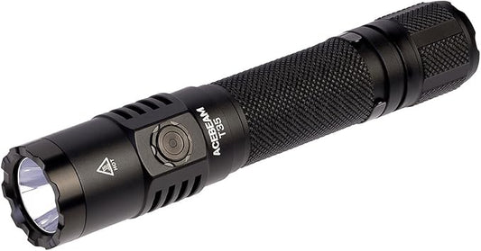 ACEBEAM T35 Tactical EDC Flashlight Gifts for Men, 1900 High Lumens Flashlight Rechargeable, Dual Switches Tactical Flashlight, Super Bright Pocket LED Flashlight for Emergency, Camping