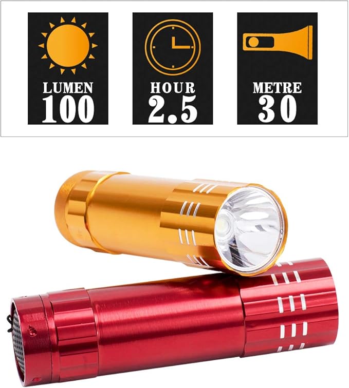 KunHe 30 Pack Party Favors Mini Small Led Flashlight Bulk Lanyard for Kids Cheap Halloween Flashlights for Camping, Power Outage, Night Reading