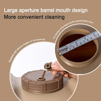 Camping Water Container, Water Storage Water Tank Water Jug with Faucet , Portable Camping Bucket with Tap Spigot BPA Free Emergency Water Storage Container for Outdoor Camping Picnic Hiking