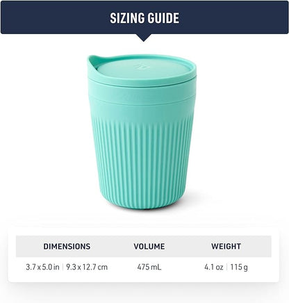 Sea to Summit Passage 16 Ounce Insulated Camp Mug, Arrowwood Yellow