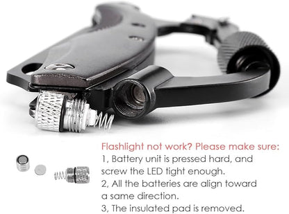 Multitool Carabiner, Tactical Carabiners Keychain for Men Outdoor Camping