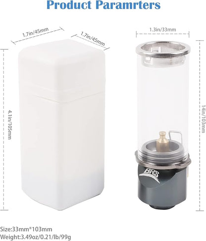 BRS Propane Lantern Gas Lamp Portable Outdoor Dreamlike Candle Lantern Camping Tent Lantern Glass Mantle Lantern BRS-55