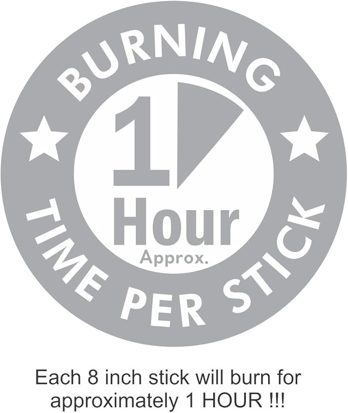 Exotic Incense Sticks 100 Grams, Low Smoke Traditional Incense Sticks Made from Scratch, Never Dipped (Exotic, Single Pack)