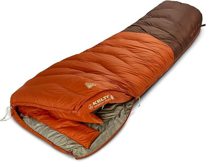Kelty Supernova Down Sleeping Bag, Compact + Lightweight, Roomy Shape for All Body Types and Sleep Positions, Recycled Shell Fabrics