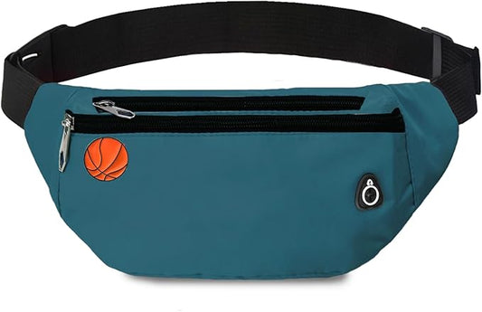 Fanny Pack for Men Women, Waterproof Sports Waist Bag Pack, Belt Bag for Travel Hiking Running