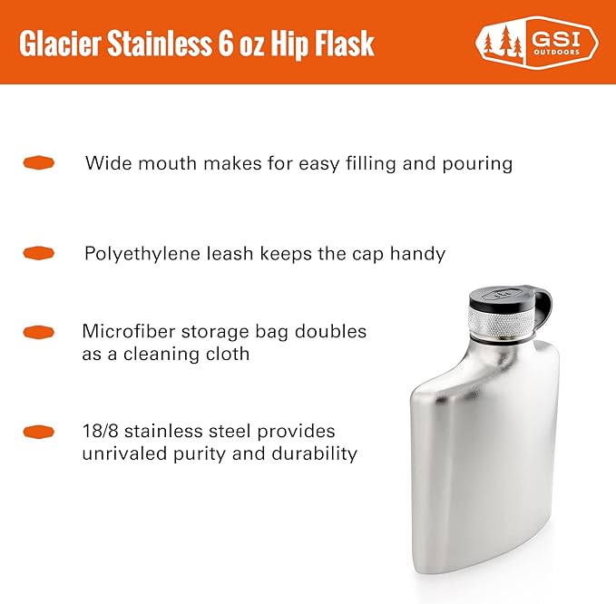 GSI Outdoors 66106 Hip Flask
