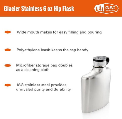 GSI Outdoors 66106 Hip Flask