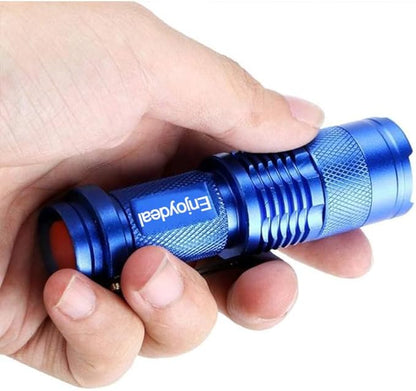 Mini LED Flashlights 5 Pack Pocket Pen Flashlight Ultra Bright 350 Lumens Waterproof Zoomable Flashlight with 3 Mode for Kids Camping Cycling Hiking Emergency Torch Light