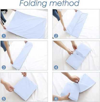 Sleeping Bag Liner, Lightweight Portable, Soft Travel and Camping Sheet, with Compact and Carry Bag, for Travel, Hotel