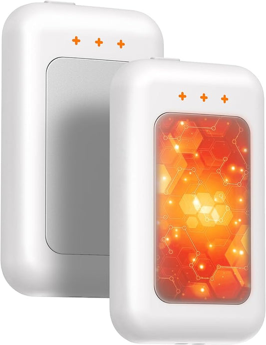 Hand Warmers Rechargeable, 2 Pack 6400mAh Electric Hand Warmer, 16 Hours Lasting, Great for Outdoors, Camping, Gifts for Men Women