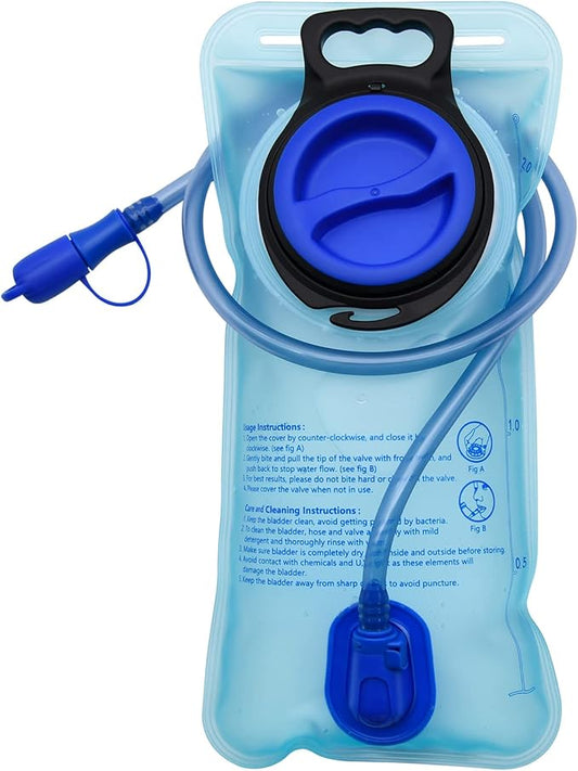 1/2/4/8 Pack Hydration Bladder, 1.5L/2L/2.5L/3L Water Reservoir, Leakproof Water Bladder Hydration Pack, Large Opening Water Storage Bladder Bag, for Cycling Hiking Camping