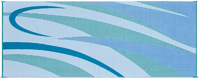 Ming's Mark GC3 Blue/Green 8' x 20 Graphic Mat