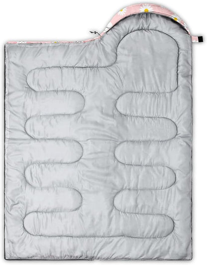AILONEN Boys Sports Camping Sleeping Bags,Lightweight & Waterproof,3 Season Warm & Cool Weather,Black Player Basketball Sleeping Bags for Kids Adults,Travelling,Outdoors