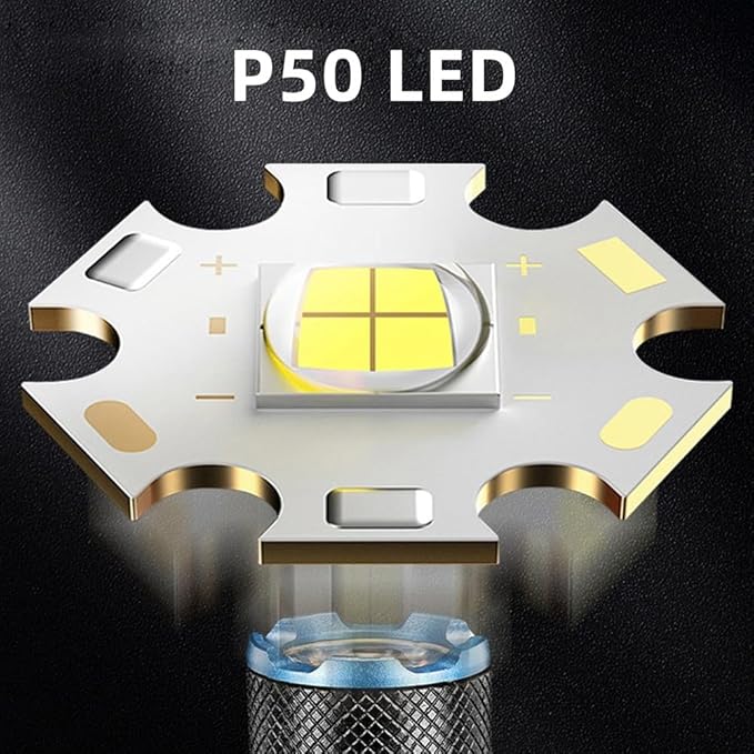 Alonefire X66 LED Mini Flashlight High Lumens USB C Rechargeable Small Flashlight Bright Lightweight Pocket Size with 5 Light Modes Magnetic with Clip, Charging Indicator, Rechargeable Battery for EDC