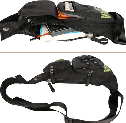 Nylon Sling Chest Bag Daypack Bicycle Travel Gym Backpack