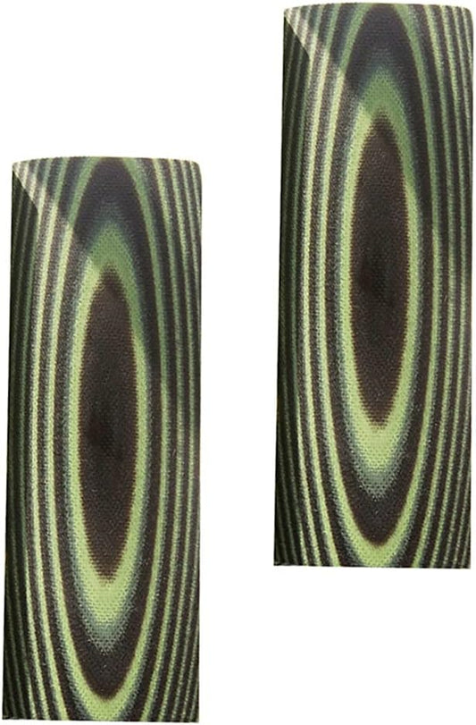 NC HAISDA G10 Scales knife Handle Material Knifemakers Sword DIY Slabs Grips Micarta Blanks Slabs Material pack of 2 Fluorescent green
