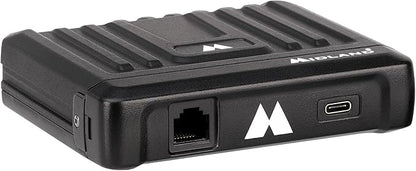 Midland – MXT275 Jeep® Branded MicroMobile® GMRS Radio – 15 Watts Two-Way Radio with Integrated Control Microphone – Overland Tractors Detachable External Magnetic Mount Antenna - 8 Repeater Channels
