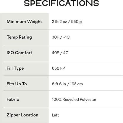 NEMO Equipment Disco Men's & Women's Endless Promise Down Sleeping Bag