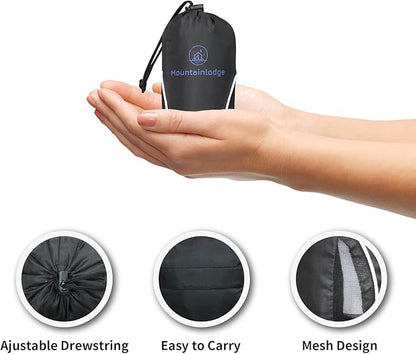 Sleeping Bag Liner for Warm Weather Seasons with Carry Bag - Protable,Lightweight and Skin-Friendly Sleeping Bag for Camping,Hiking and Backpacking.