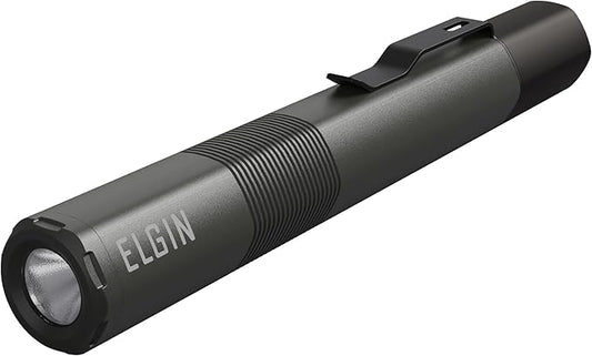 Elgin Firebolt Inspection Flashlight LED Pen Light, Super Bright 100 Lumens Pocket EDC Flash Light with Magnetic Mount IP66 Weatherproof for Everyday use, Work, Construction, Outdoor, Camping, Hiking