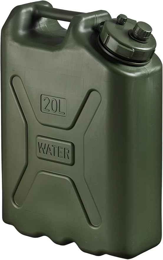 Scepter 5 Gallon Military BPA Free Water Container, Food Grade Water Jug & Potable Aqua Water Purification Tablets with PA Plus, Portable and Effective Solution