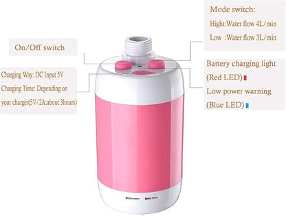 Iron Hammer Portable Shower Camping Shower Outdoor Shower Handheld Electric Shower